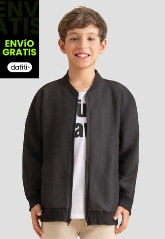 Chaqueta Infantil Masculino Negro Mp 112823 MP