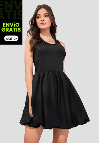 Vestido Corto Mujer Negro Mp 105150 MP