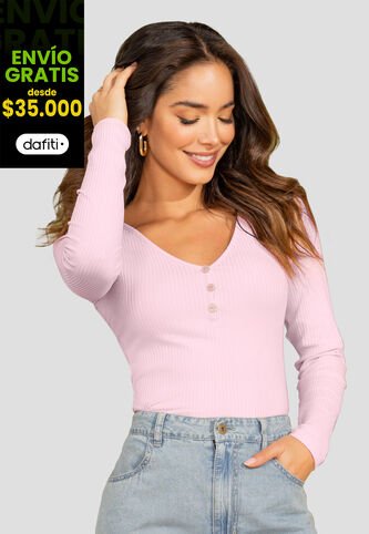 Camibuzo Mujer Rosa Mp 108301 MP