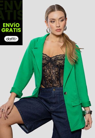 Blazer Mujer Verde Antioquia Mp 113720 MP