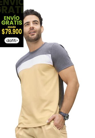 Camiseta Hombre Negro Cross Mp 70042 MP