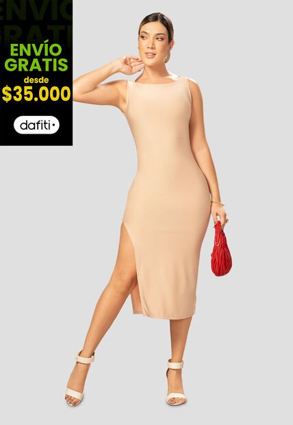 Vestido Mujer Latte Mp 112519