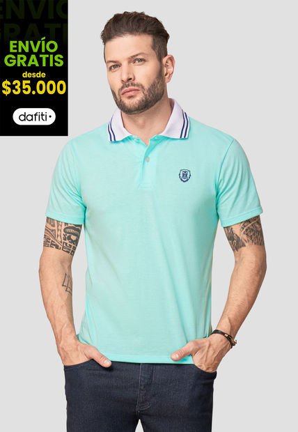 Polo Hombre Verde Mp 92818