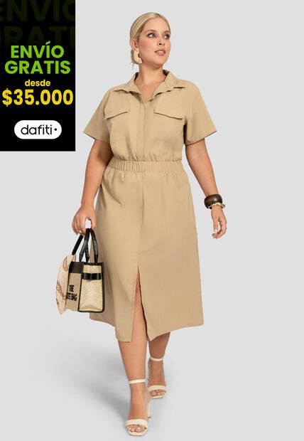 Vestido Mujer Latte Mp 112328