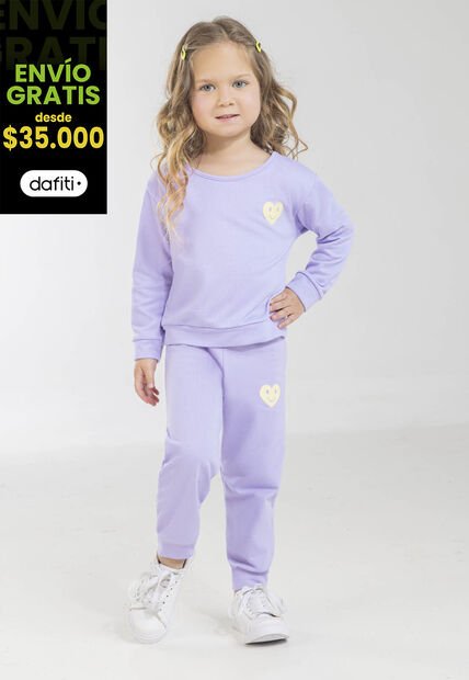 Conjunto Infantil Violeta Mp 902