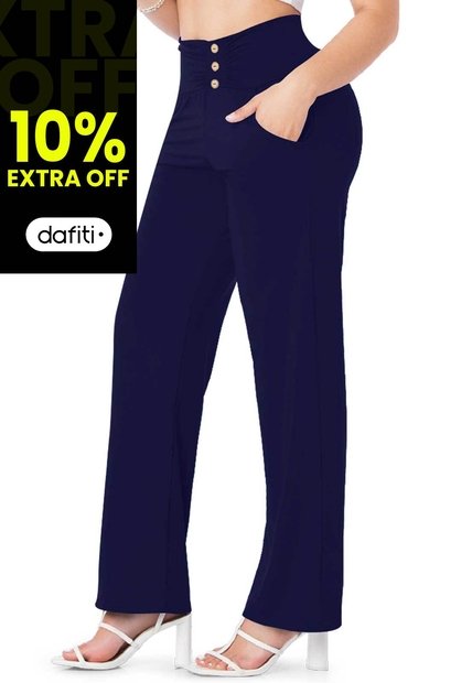 Pantalón Mujer Azul Mp 86925