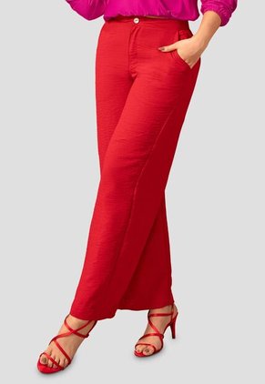 Pantalón Mujer Rojo Mp 112499