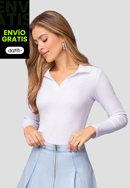 Camibuzo Mujer Blanco Mp 110850