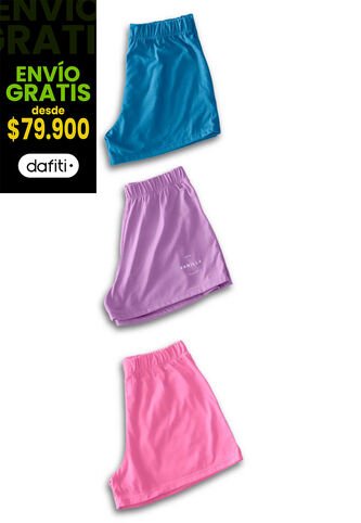 Short Paq X3 Exterior Multicolor Mp 1658 MP