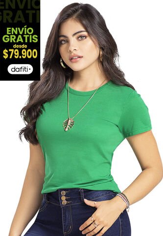 Camiseta Mujer Verde Antioquia Mp 82961 MP