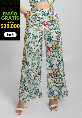Pantalón Mujer Estampado Mp 111778 MP