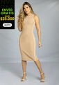 Vestido Largo Mujer Latte Mp 111776 de MP
