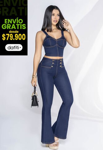 Jean Exterior Azul Oscuro Mp 3674 MP