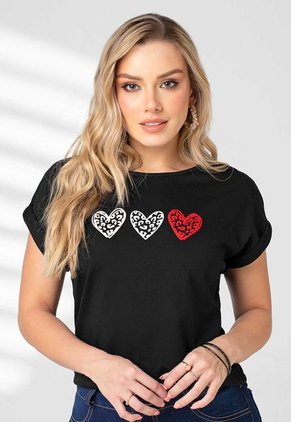 Camiseta Mujer Negro Mp 2363