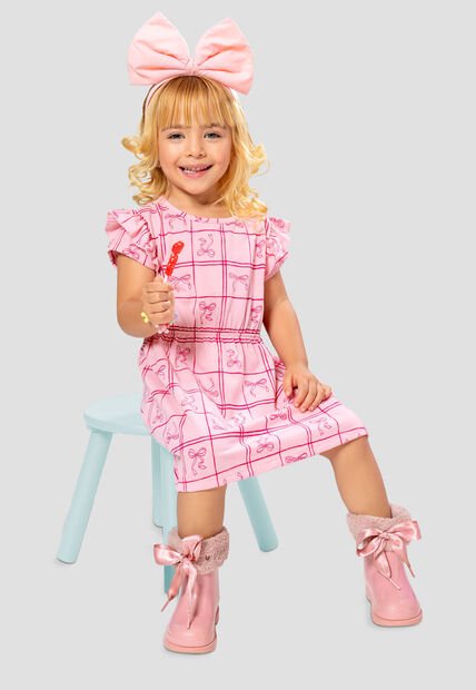 Vestido Paq X2 Infantil Femenino Multicolor Mp 104820
