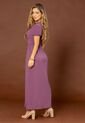 Vestido Largo Mujer Ciruela Mp 112522 de MP