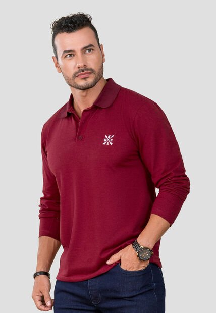 Camibuzo Hombre Vinotinto Mp 105401