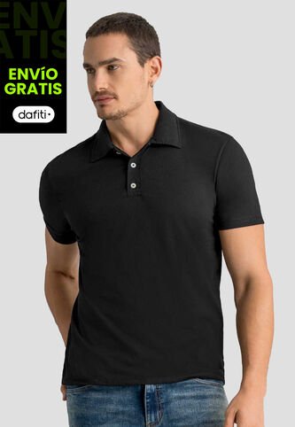 Polo Hombre Negro Mp 113053 MP