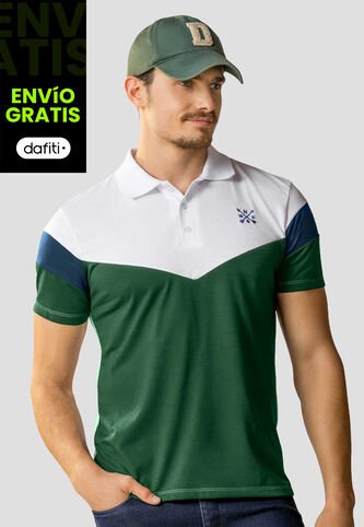 Polo Hombre Verde Pino Mp 105397 MP