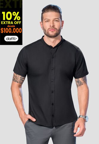 Camisa Hombre Negro Mp 105331 MP