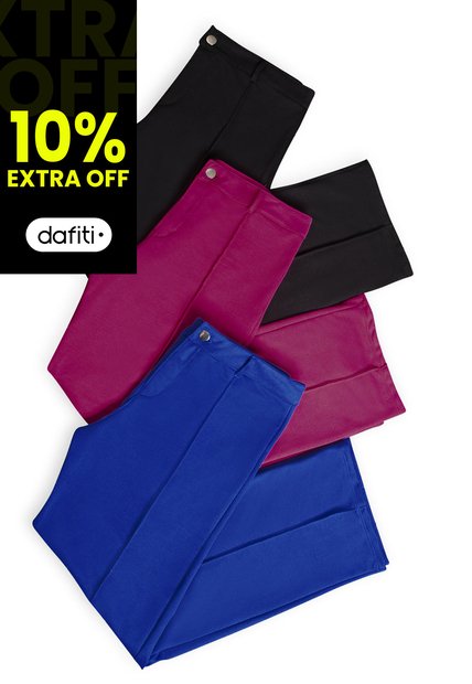 Pantalón Mujer Negro Mp 89017
