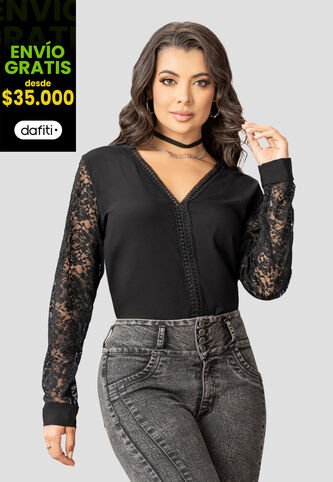 Blusa Mujer Negro Mp 106988 MP
