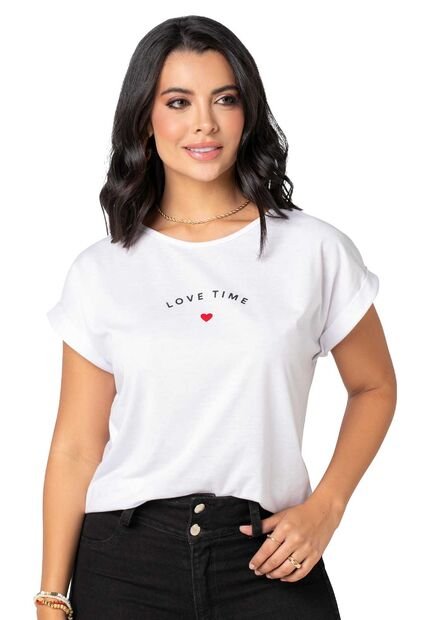 Camiseta Mujer Blanco Mp 2362