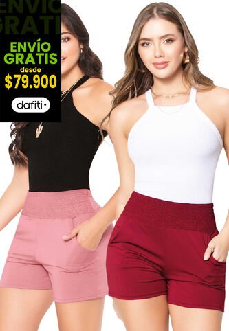 Short Paq X2 Mujer Multicolor Mp 86939 MP