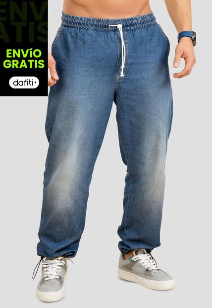 Jogger Hombre Azul Mp 107119