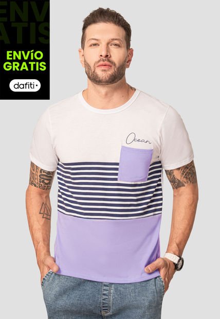 Camiseta Hombre Multicolor Mp 103624