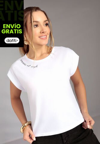 Camiseta Mujer Blanco Mp 113325 MP