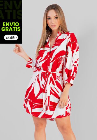 Vestido Corto Mujer Rojo Mp 104010 MP