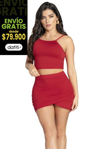 Conjunto Mujer Rojo Mp 6585 MP