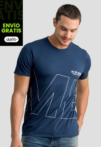 Camiseta Hombre Azul Profundo Mp 113049 MP