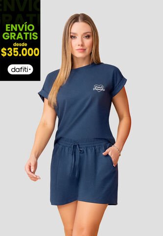 Conjunto Mujer Azul Profundo Mp 112053 MP