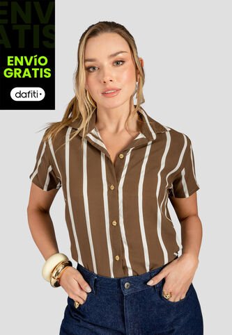 Camisa Mujer Estampado Mp 113209 MP