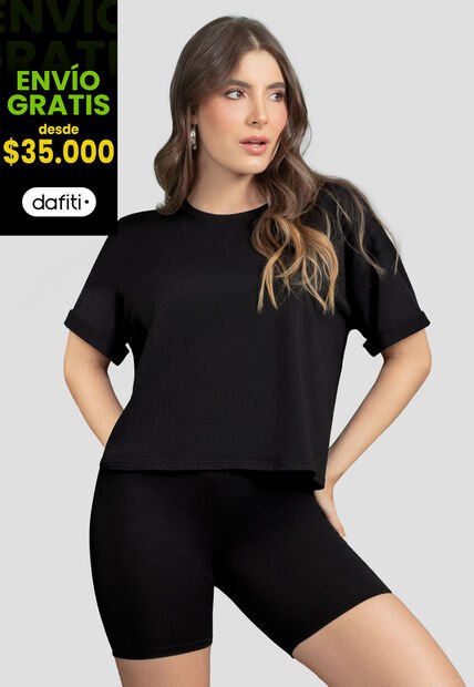 Conjunto Mujer Negro Mp 110978