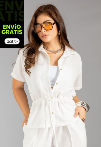 Camisa Mujer Marfil Mp 113323 MP
