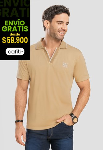 Polo Hombre Beige Mp 87630 MP