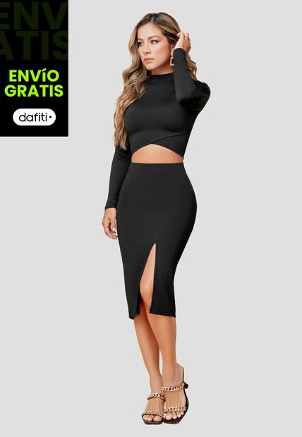 Conjunto Mujer Negro Mp 104019