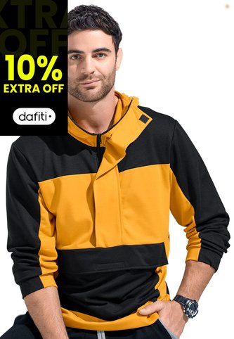 Hoodie Hombre Amarillo Mp 86861 MP