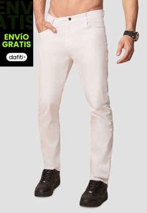 Pantalón Hombre Blanco Mp 103400