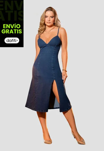Vestido Mujer Azul Oscuro Mp 105530 MP