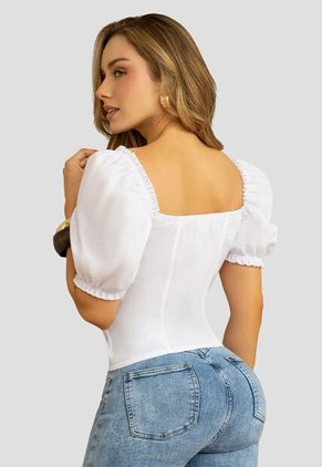 Blusa Mujer Blanco Mp 112042