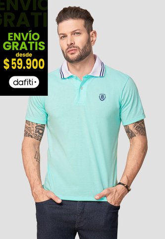 Polo Hombre Verde Mp 92818 MP