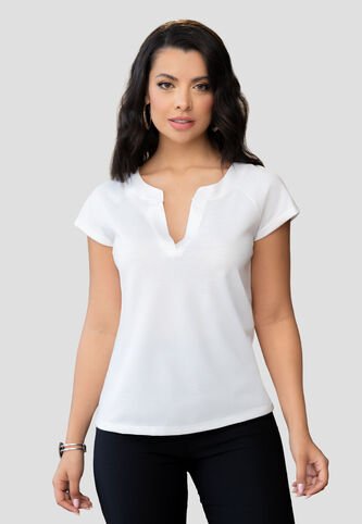 Blusa Mujer Blanco Mp 104190 MP