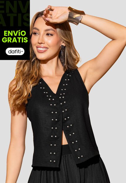 Blusa Mujer Negro Mp 113008