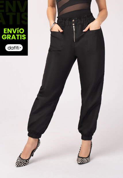 Pantalón Mujer Negro Mp 103331