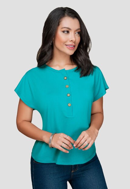 Blusa Mujer Verde Mp 103990