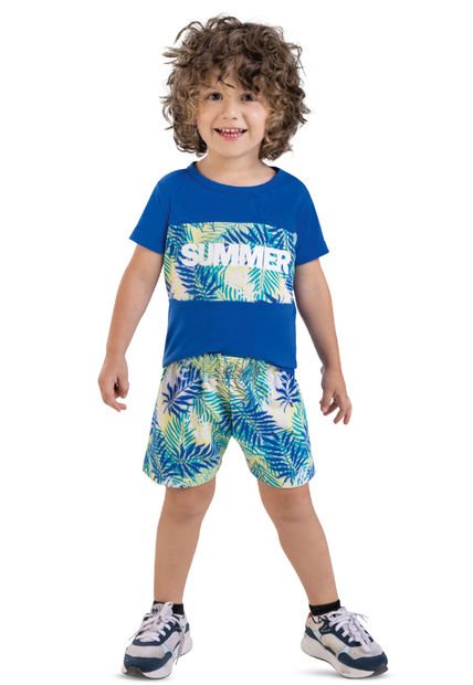 Conjunto Infantil Masculino Azul Mp 4415